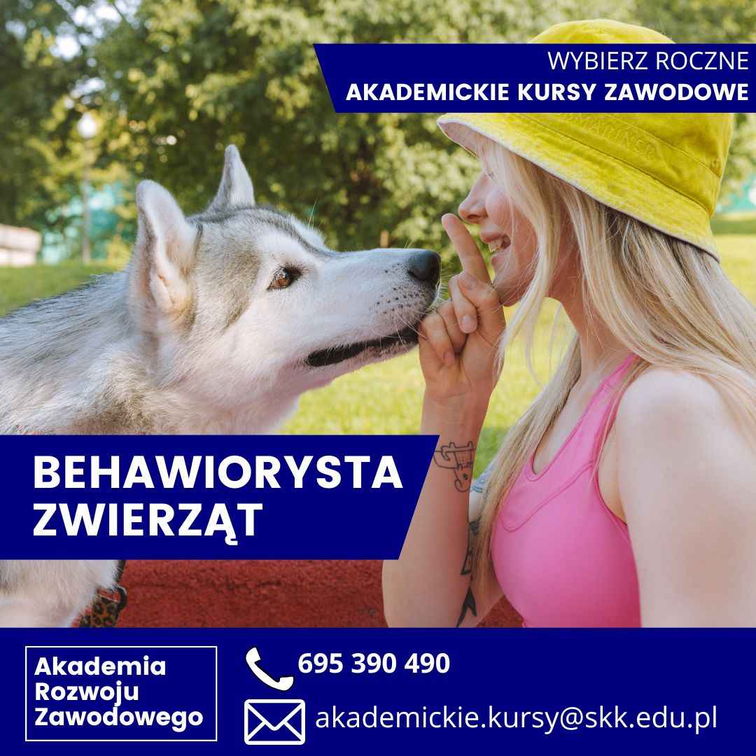 Behawiorysta Zwierząt- Akademicki Kurs Zawodowy Radom - zdjęcie 3