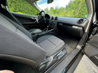 Audi A3 8P 1.6 MPI 101KM Czarna Niski Przebieg Klimatronik Opłacona Wrocław - zdjęcie 7