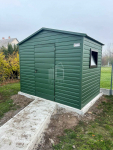Schowek Domek ogrodowy 3x2m  drzwi - zielony - dach dwuspadowy ID780 Sanok - zdjęcie 3