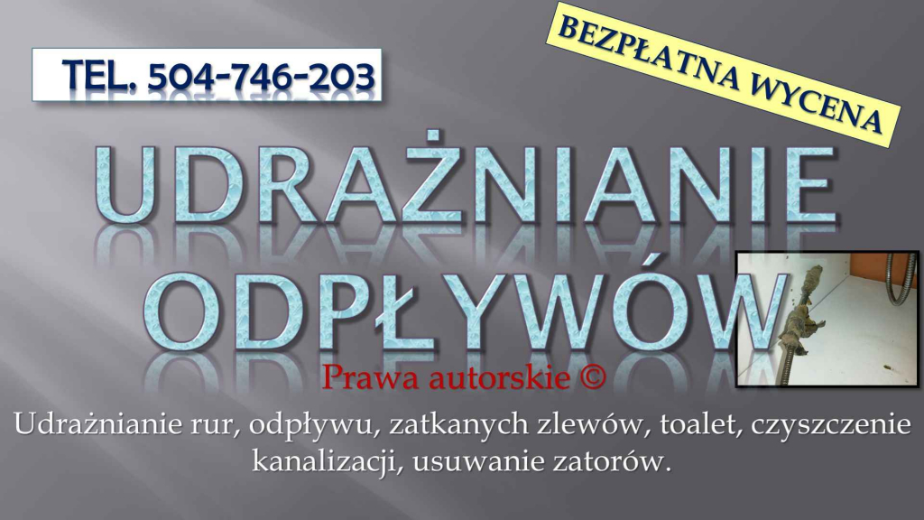 Przepychanie toalet, t504-746-203, Wrocław, udrażnianie rur, hydraulik Psie Pole - zdjęcie 1