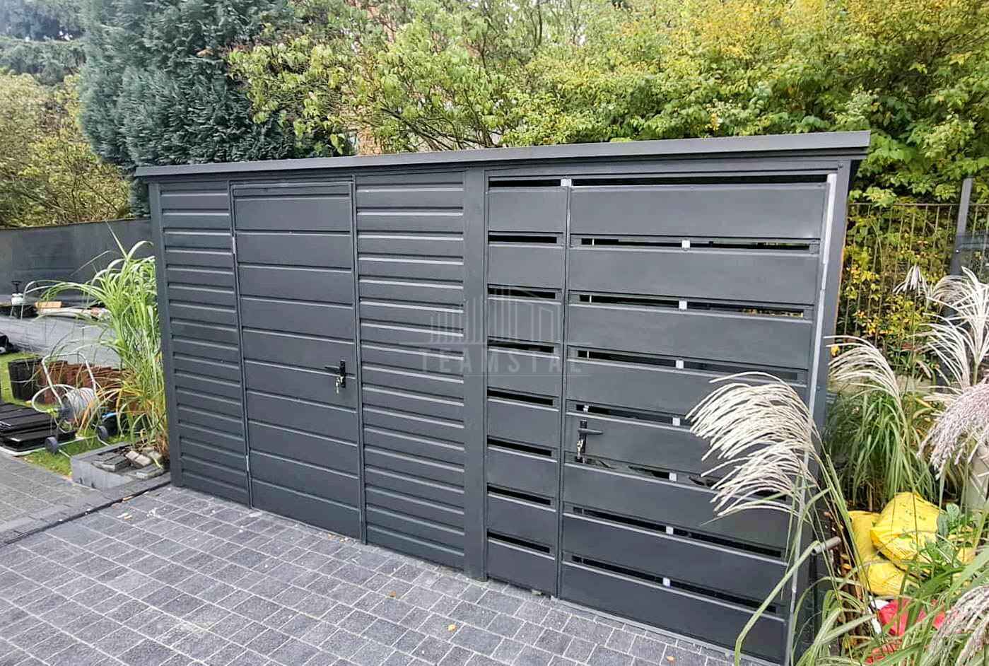 Schowek - domek ogrodowy 3x2m - wiata 1,5m drzwi dach TS1201 Chojnice - zdjęcie 3