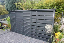 Schowek - domek ogrodowy 3x2m - wiata 1,5m drzwi dach TS1201 Chojnice - zdjęcie 3