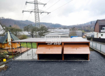 Garaż blaszany 6x6 + 3x6 wiata spad w tył GP132 Września - zdjęcie 2