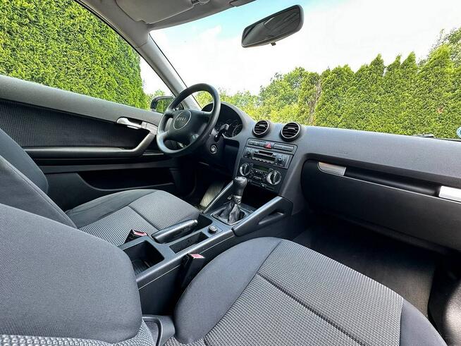 Audi A3 8P 1.6 MPI 101KM Czarna Niski Przebieg Klimatronik Opłacona Wrocław - zdjęcie 6