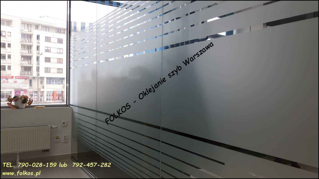 Folie okienne Bartycka- Oklejanie szyb Warszawa-sprzedaż folii okienn Mokotów - zdjęcie 6