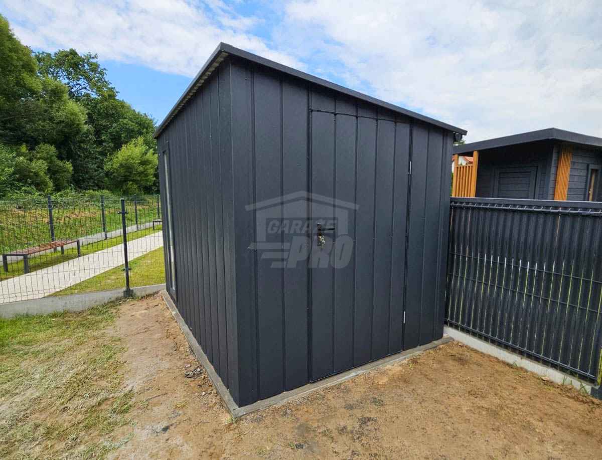 Schowek - domek ogrodowy 3x2m - drzwi - okno  dach rynna  GP700 Ełk - zdjęcie 4