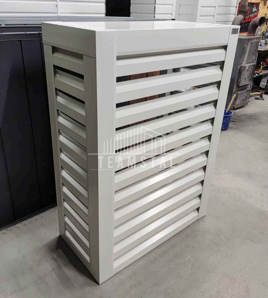 Osłona klimatyzatora – pompy ciepła 100x40x150 cm biały TS1217 Włocławek - zdjęcie 2