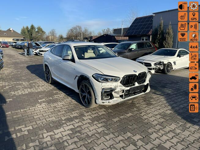 BMW X6 M50 EU M50d Mpakiet Xdrive Skóra Pamięć Kamery360 Masaż HAK Gliwice - zdjęcie 1