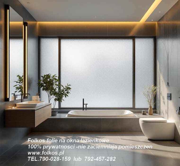 Okno w łazience -Zasłaniamy okno w łazience- Oklejamy okna łazienkowe Ochota - zdjęcie 11