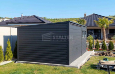 Garaż Blaszany 5,2X3 - Brama Uchylna - Drzwi - 2x okno  ST217 Kwidzyn - zdjęcie 5