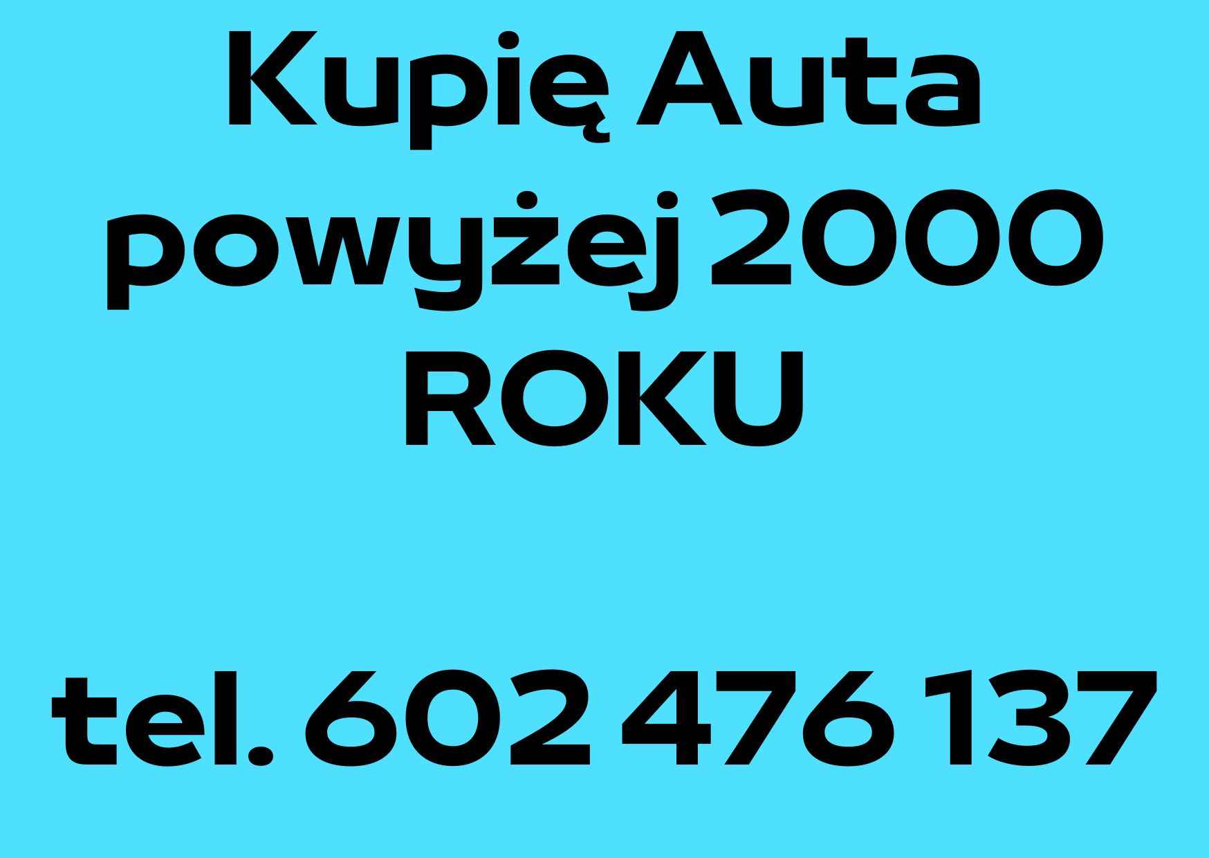 Kupię Auta powyżej 2000 roku Rzeszów - zdjęcie 1