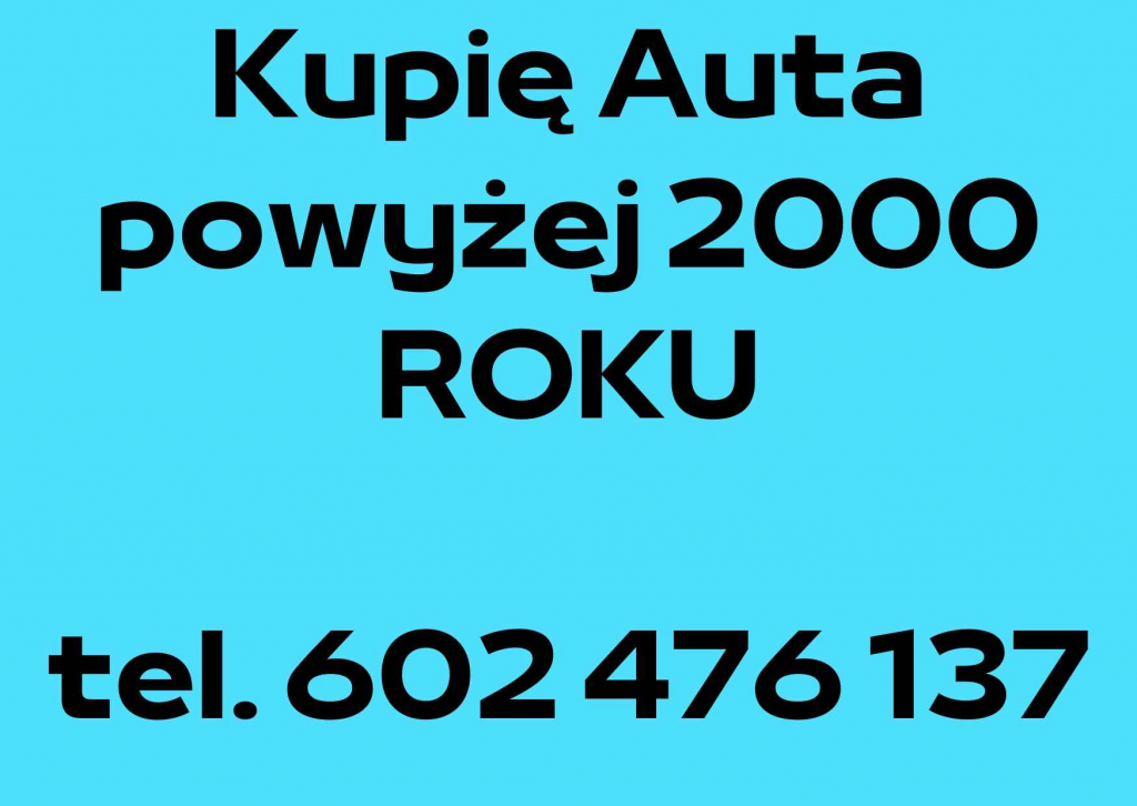 Kupię Auta powyżej 2000 roku Rzeszów - zdjęcie 1