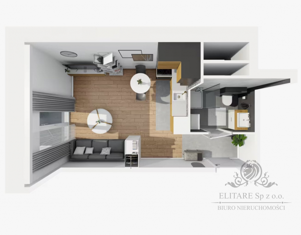 Mieszkanie 25,61m2 + balkon,1 pok. obok, nowe/ Dworca Główengo Wrocław - zdjęcie 11