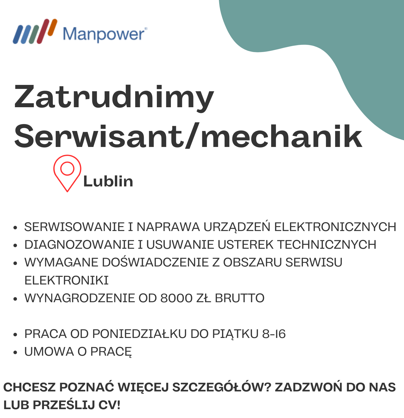 Serwisant/ Elektromechanik Lublin - zdjęcie 1