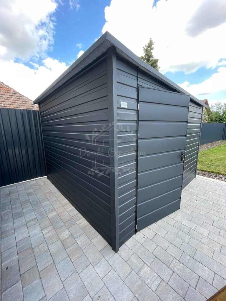 Schowek – domek ogrodowy 3×2,5 m antracyt – dach spad w bok ID1266 Zielona Góra - zdjęcie 2