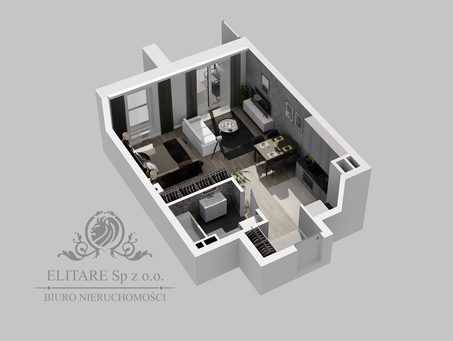 Piękne mieszkanie z molwiością wydzielenia sypialni, Reymonta Wrocław - zdjęcie 7