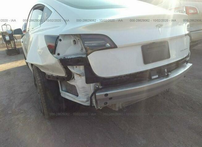 Tesla Model 3 2020, 4x4, uszkodzony tył Słubice - zdjęcie 5