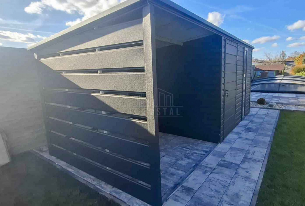 Schowek - domek ogrodowy 3x3m - wiata 3m - drzwi - okno  TS1203 Żary - zdjęcie 4