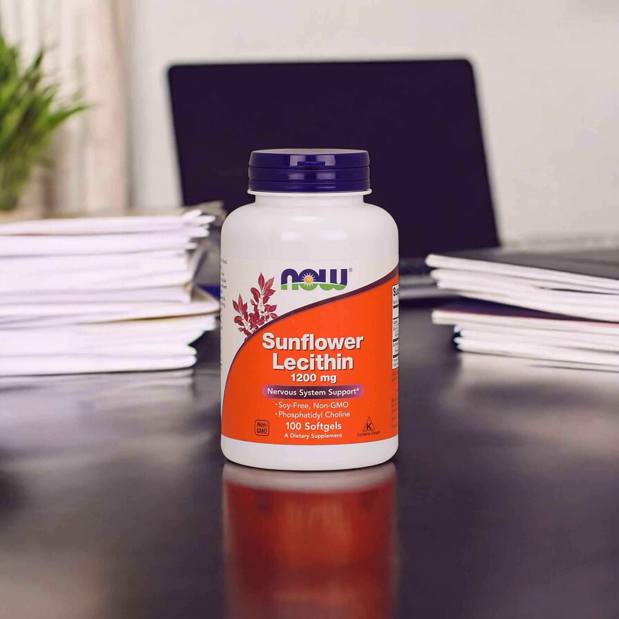 NOW Sunflower Lecithin - Lecytyna Słonecznikowa Grunwald - zdjęcie 3