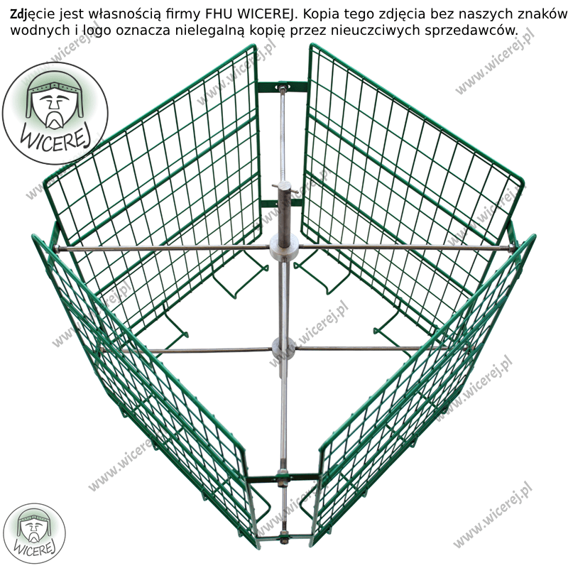 Wirnik 4 ramkowy do miodarki wirówki, Kosz na 4 ramki 4 plastrowy Jaśliska - zdjęcie 1
