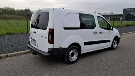 Peugeot Partner Long Tempomat 1.6HDi 2017r Klima Hak Czujniki Ekran Pabianice - zdjęcie 4