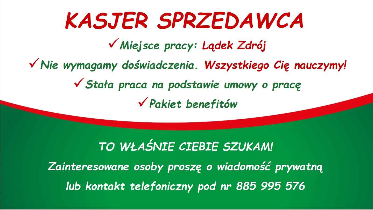 Praca w markecie, Dino Polska S.A., Lądek Zdrój Lądek-Zdrój - zdjęcie 1