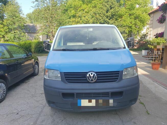 Volkswagen Transporter T5 Doka 2.5 tdi diesel paka 6 osób br Szczecin - zdjęcie 1