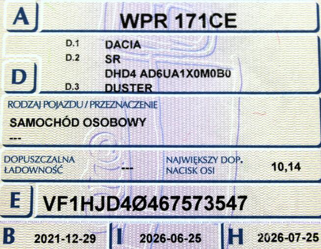 Dacia Duster 4X4 SalonPL 1.5 BluedCi 115KM Comfort FV23% Sokołów - zdjęcie 7