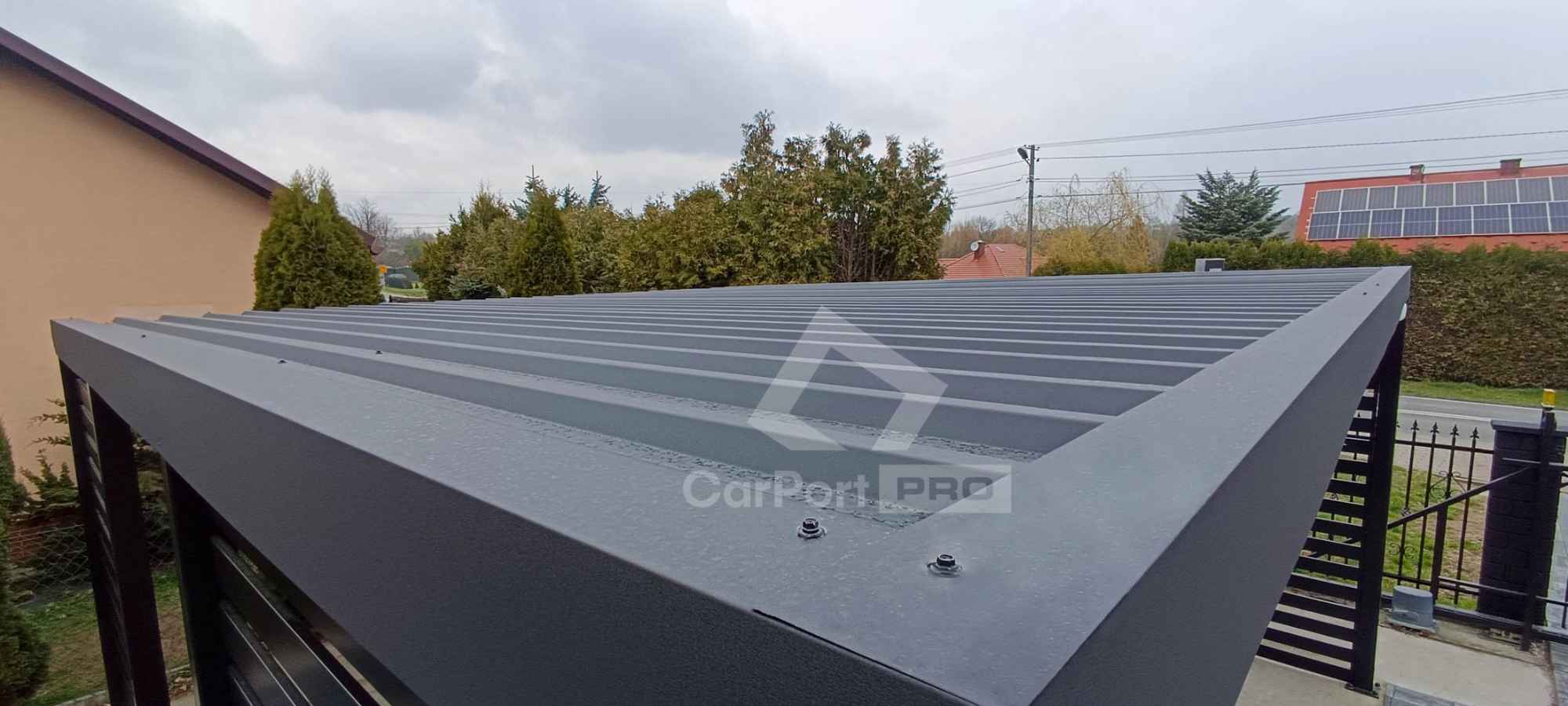 CarPort PREMIUM - wiata samochodowa 5x5 - antracyt  CP113 Przemyśl - zdjęcie 12