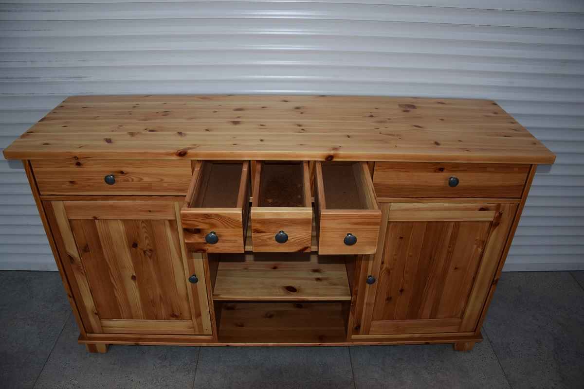 komoda z drewna sosnowego - jak nowa Olsztyn - zdjęcie 4