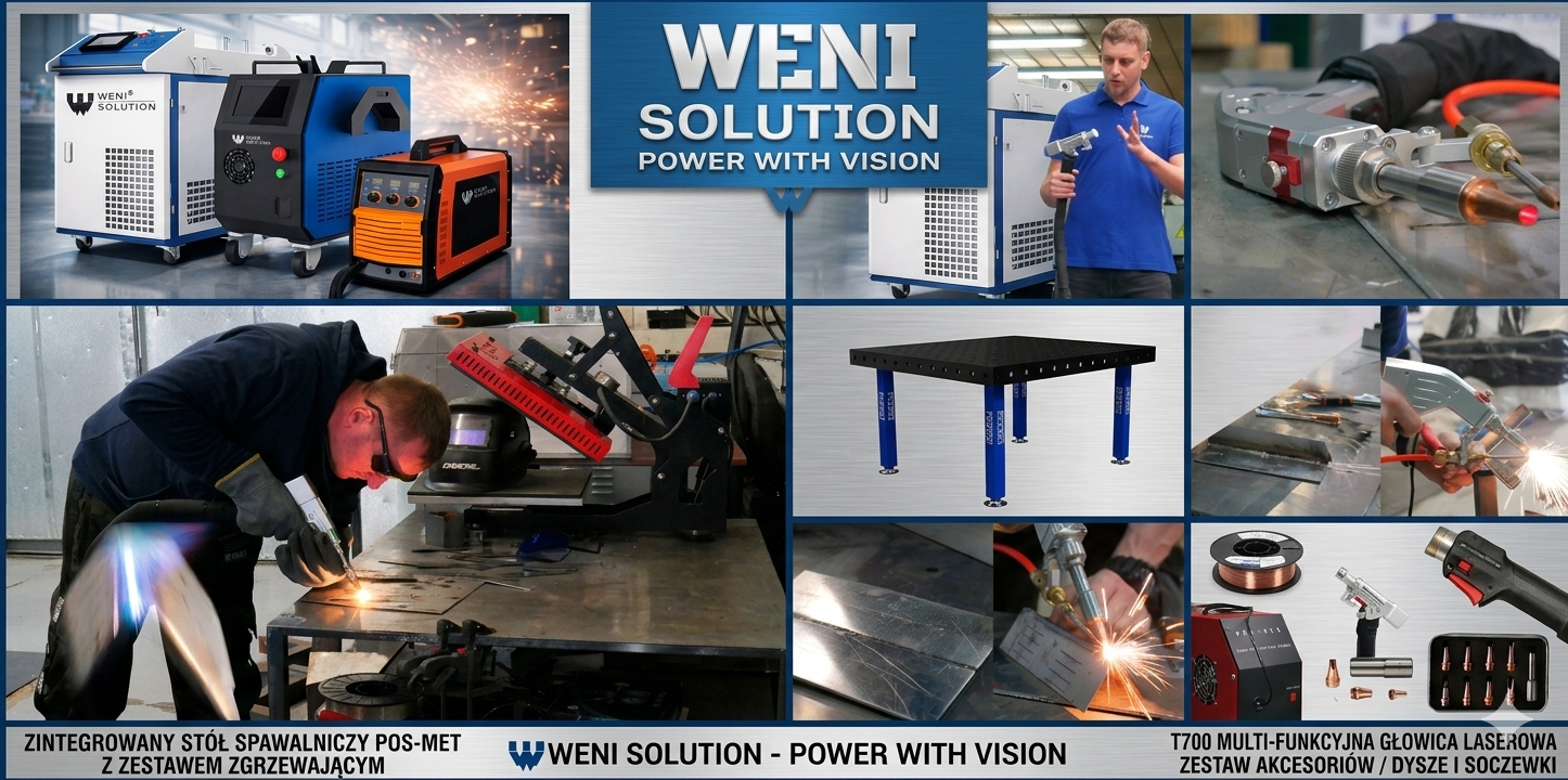 Zestaw spawania laserowego 700W 4w1 stanowisko 3w1 + stół spawalniczy Nysa - zdjęcie 4