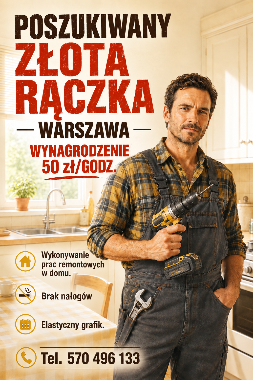 Majster uniwersalny (złota rączka) Ursynów - zdjęcie 1