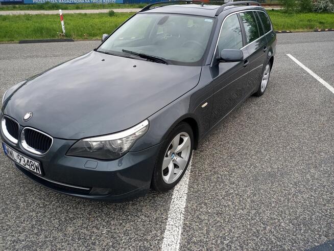 BMW seria 5E61 lift20D 177km 2008r.Automat, Skóry, Panorama Radzymin - zdjęcie 1