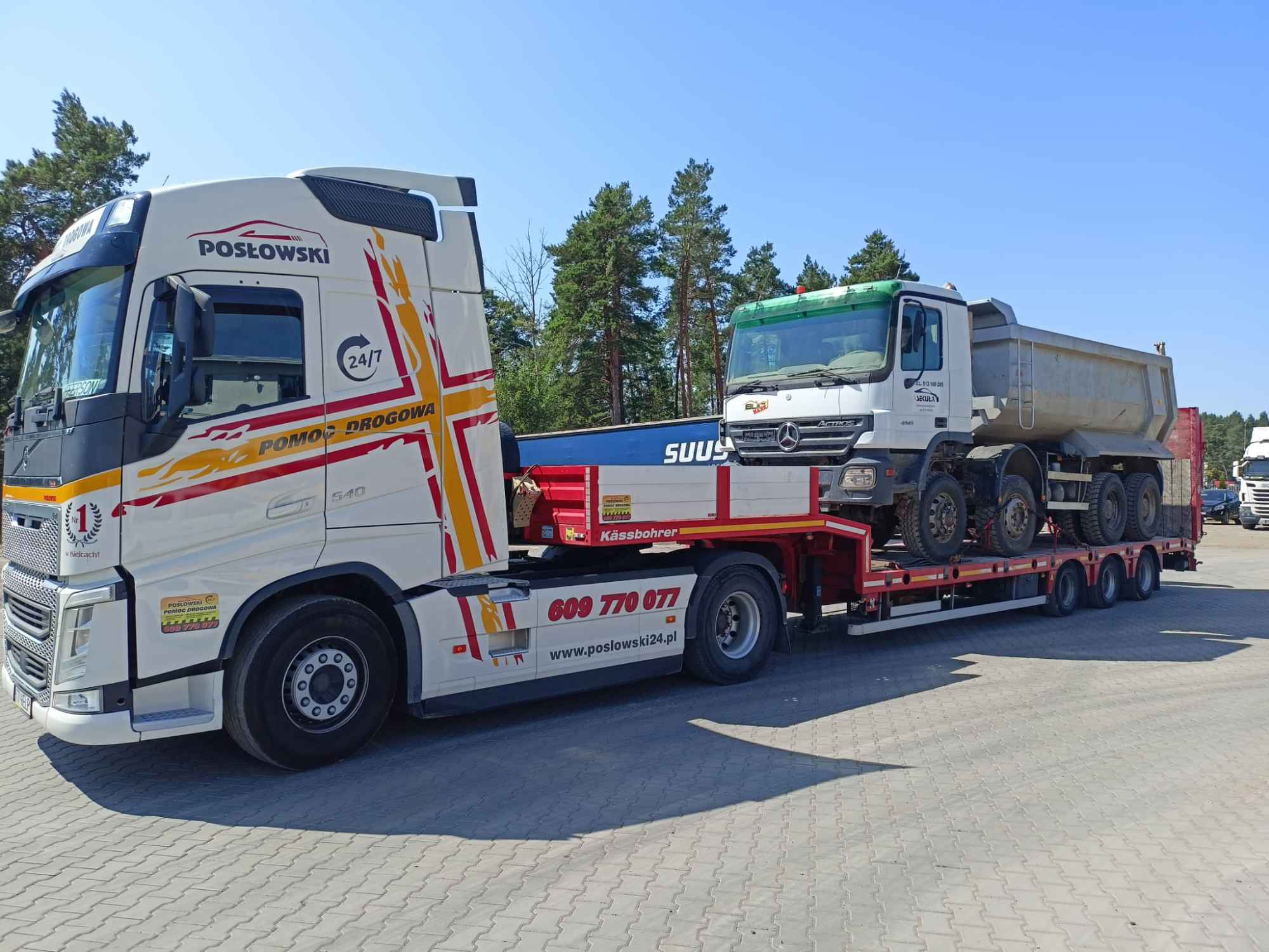 Transport ponadnormatywny Kielce Gabaryt Laweta Wózek widłowy HDS Kielce - zdjęcie 2