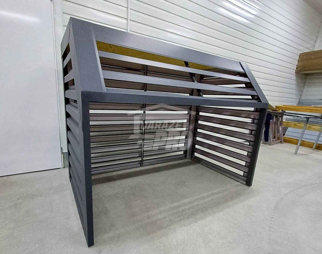 Osłona Pompy Ciepła 120x70x140cm Antracyt Zabudowa GP538 Rzeszów - zdjęcie 6