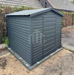 Schowek domek ogrodowy 2x2m - drzwi - antracyt - dach dwuspadowy SO153 Jelenia Góra - zdjęcie 2