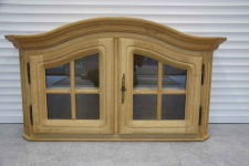 witryna wisząca dębowa - jak nowa