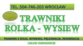 Zakładanie trawnika cena tel. 504-746-203, Wrocław, założenie, z rolki Psie Pole - zdjęcie 2