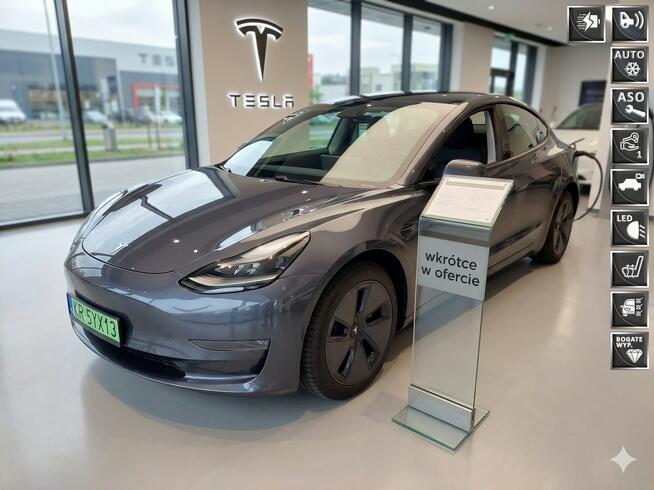 Tesla Model 3 3 RWD | Autopilot | 2023 | Salon PL | Gwarancja do 2031 Kraków - zdjęcie 1