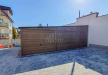 Garaż blaszany 8x6m 2x brama  okno drzwi drewnopodobny rynna TS1072 Psie Pole - zdjęcie 4