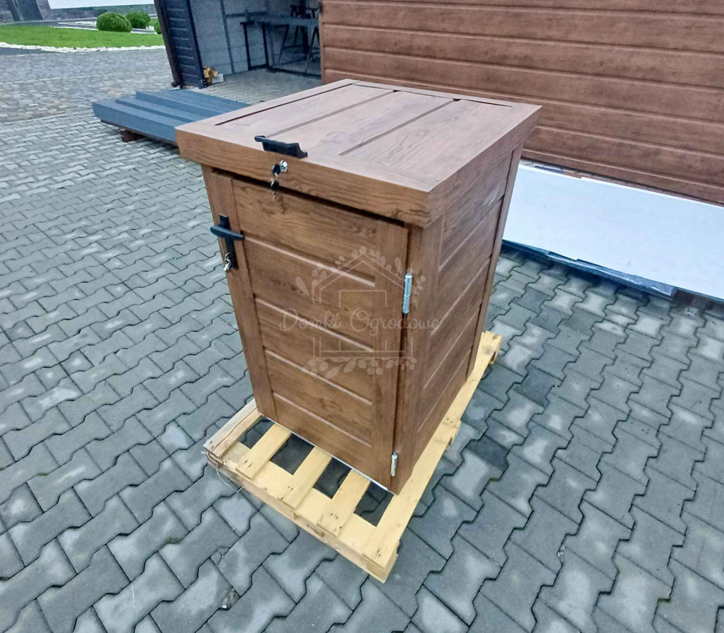 Zabudowa kosza na śmieci  obudowa kubła 80x70x120 cm 1x240L ID865 Nowy Tomyśl - zdjęcie 3