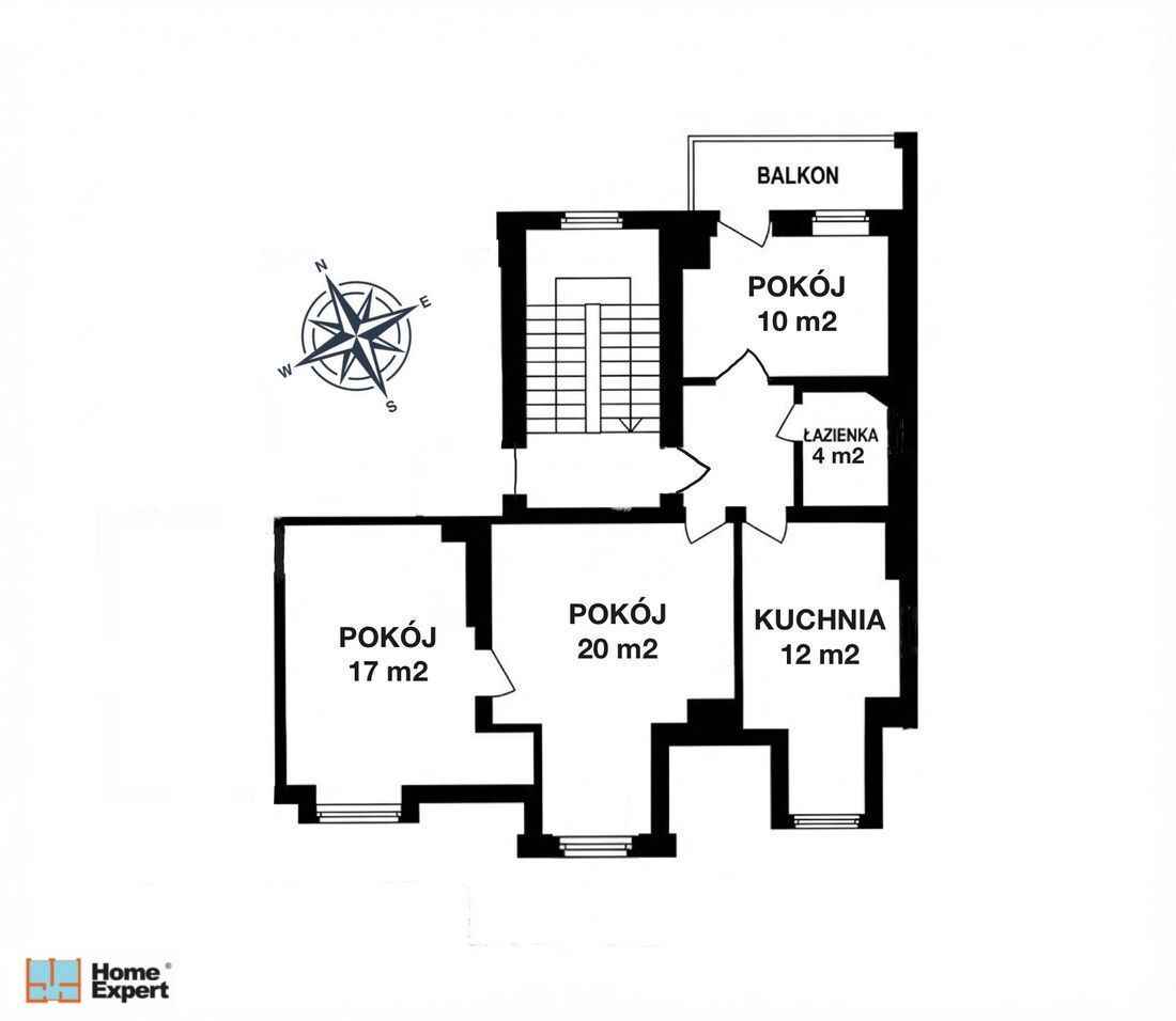3pok, 72met, okolice Reja ROZKŁAD/BALKON/PIWNICA (Wrocław) Śródmieście - zdjęcie 9
