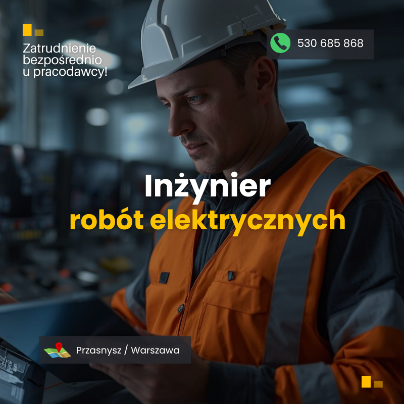 Inżynier / Inżynierka robót elektrycznych Bemowo - zdjęcie 1