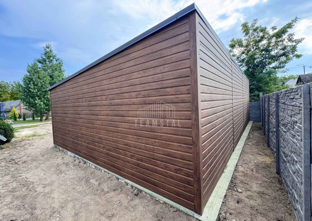 Garaż blaszany 10x3m 2x brama drzwi 2x okno rynna dach TS1148 Bełchatów - zdjęcie 9