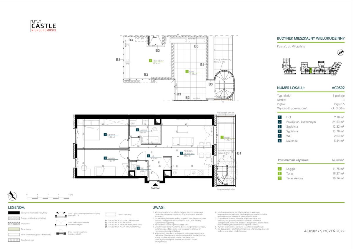 Sprzedam świetnie i duże trzypokojowe mieszkanie Nowe Miasto - zdjęcie 6