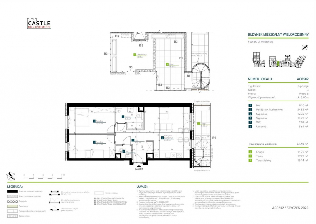 Sprzedam świetnie i duże trzypokojowe mieszkanie Nowe Miasto - zdjęcie 6