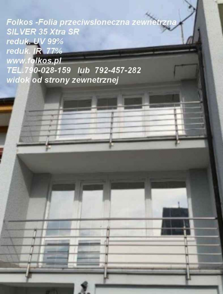Folia Silver 35 Xtra SR HANITA -Folkos folie przeciwsłoneczne Warszawa Białołęka - zdjęcie 7