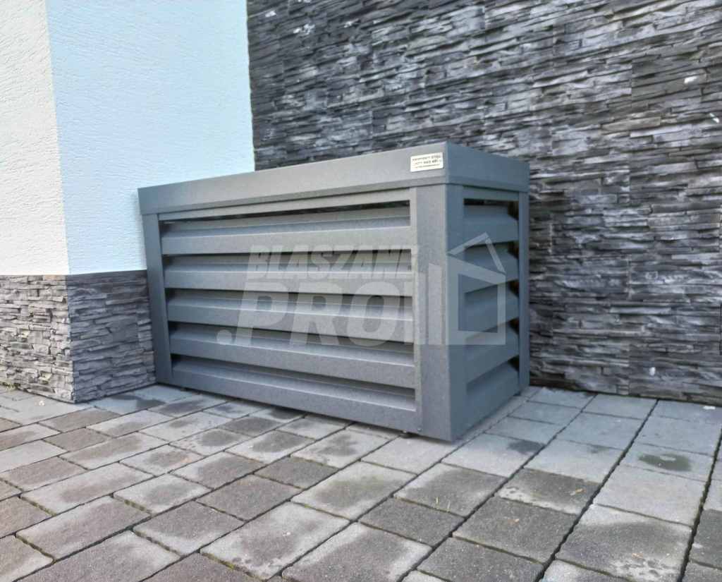 Osłona klimatyzatora - pompy ciepła 70x40x60 cm antracyt GP293 Gdańsk - zdjęcie 4