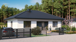 Nowoczesny dom jednorodzinny stan deweloperski