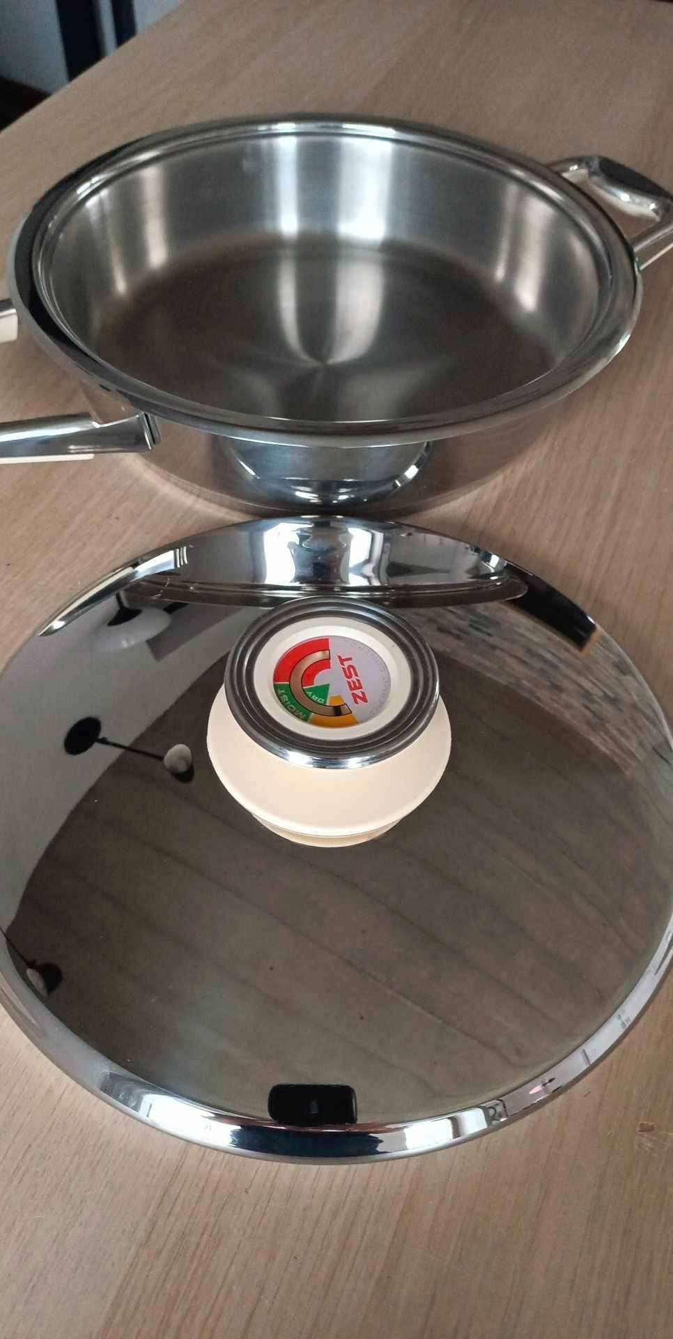 NOWA Patelnia ZEST ZEPTER naczynie z pokrywką 24cm 2,5 litra indukcja- Śródmieście - zdjęcie 2